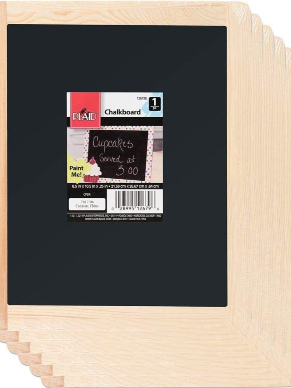 Enterprises Double-Sided Chalkboard Set, 8 ' x 10 ' With Decorative Wood Surface